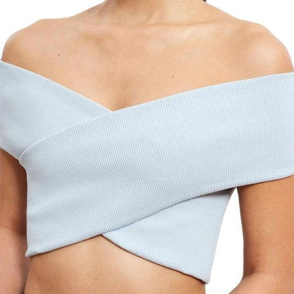Opening Ceremony Tops - Opening Ceremony Off-the-Shoulder Crop Top